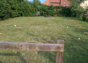 Outdoor private training area for speed, agility and power in Eastington, Gloucestershire